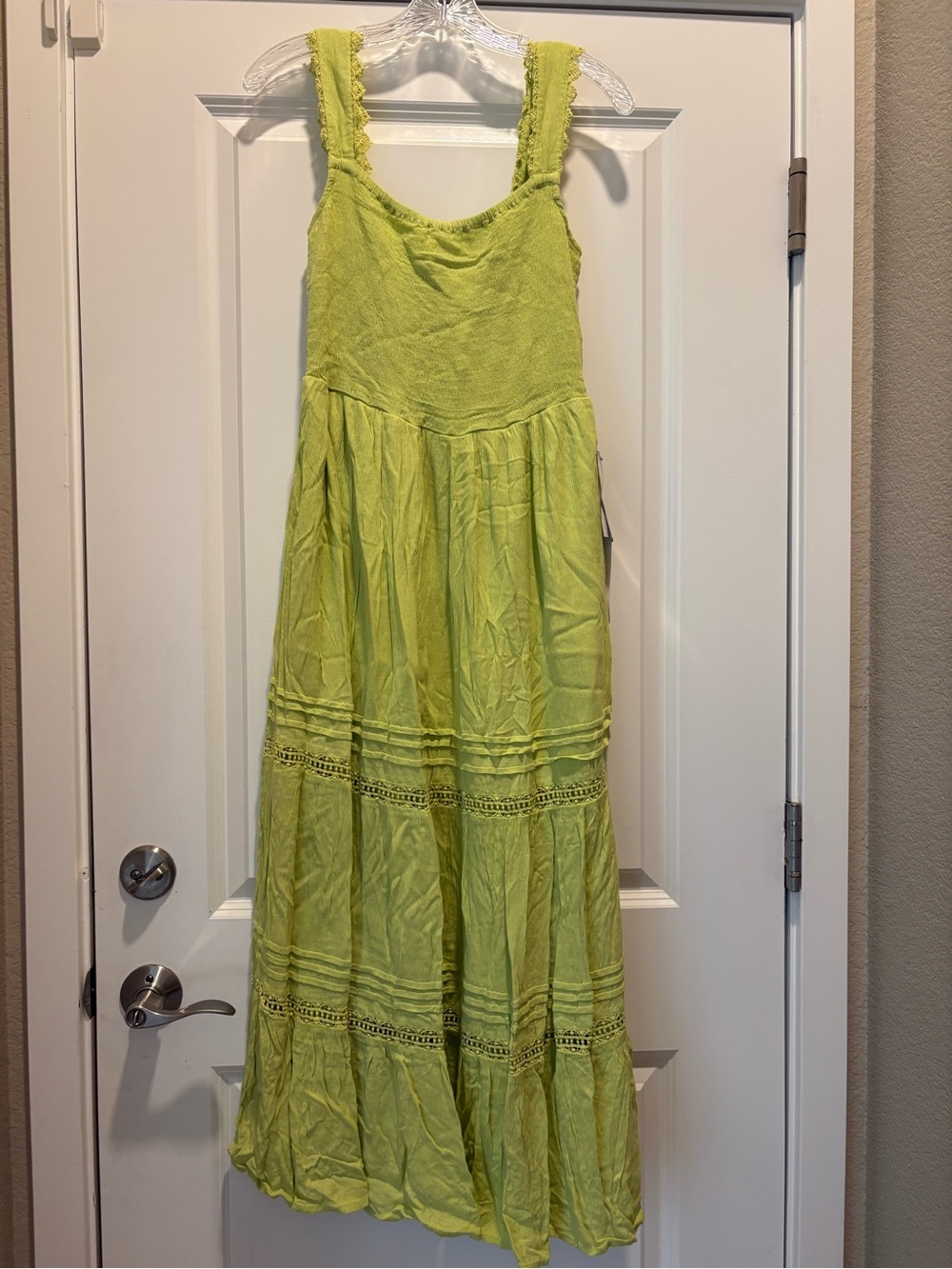 Joe Browns Lime Green Tiered Maxi Dress